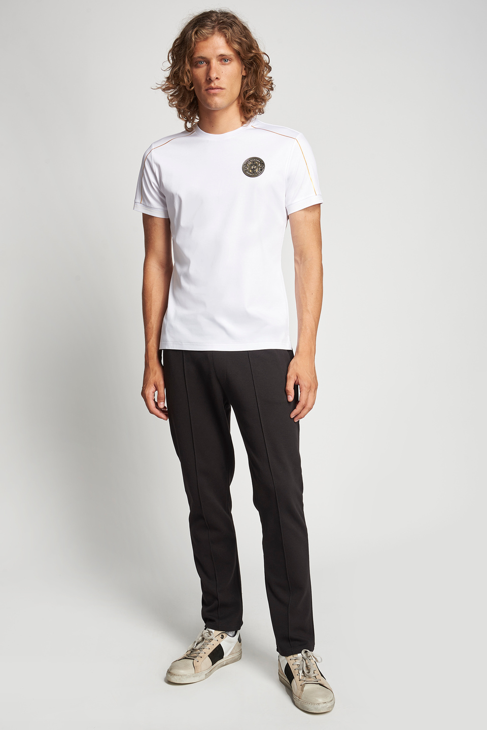 T-shirt classique en coton | La Martina - Official Online Shop