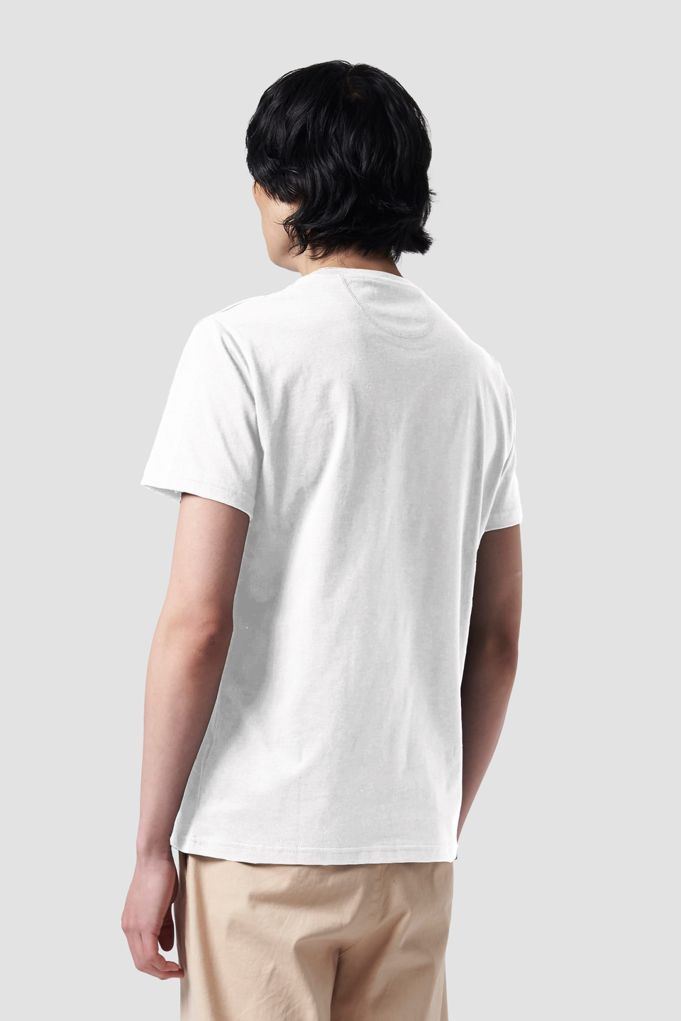 T-Shirt aus Baumwolle mit Print | La Martina - Official Online Shop