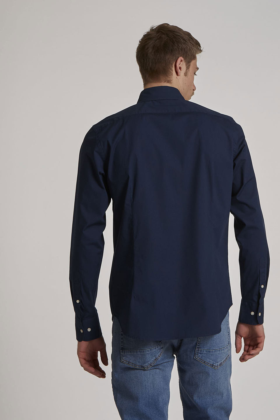 Chemise homme à manches longues et coupe classique | La Martina - Official Online Shop