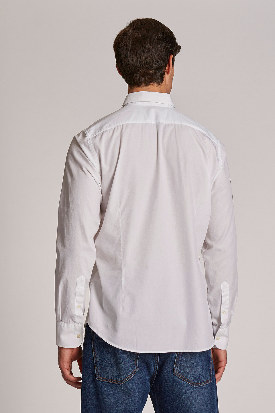 Camicia classicaErmenegildo Zegna in Cotone da Uomo colore Bianco 30% di sconto Uomo Abbigliamento da Camicie da Camicie casual e con bottoni 