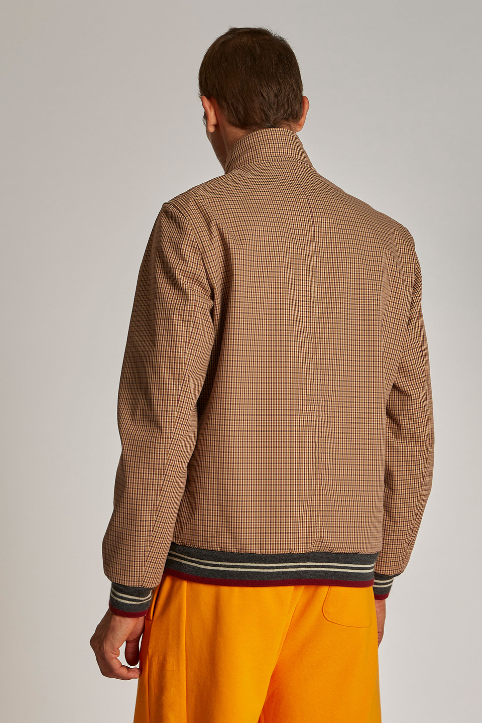 Herrenjacke aus Baumwolle im Regular Fit und mit Reißverschluss vorne | La Martina - Official Online Shop