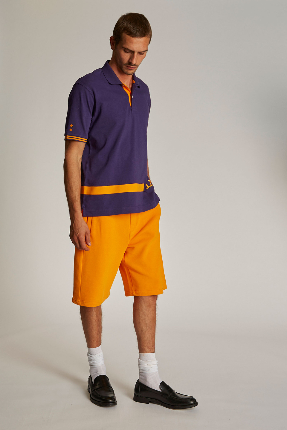 Herren-Poloshirt mit kurzem Arm, oversized Modell | La Martina - Official Online Shop