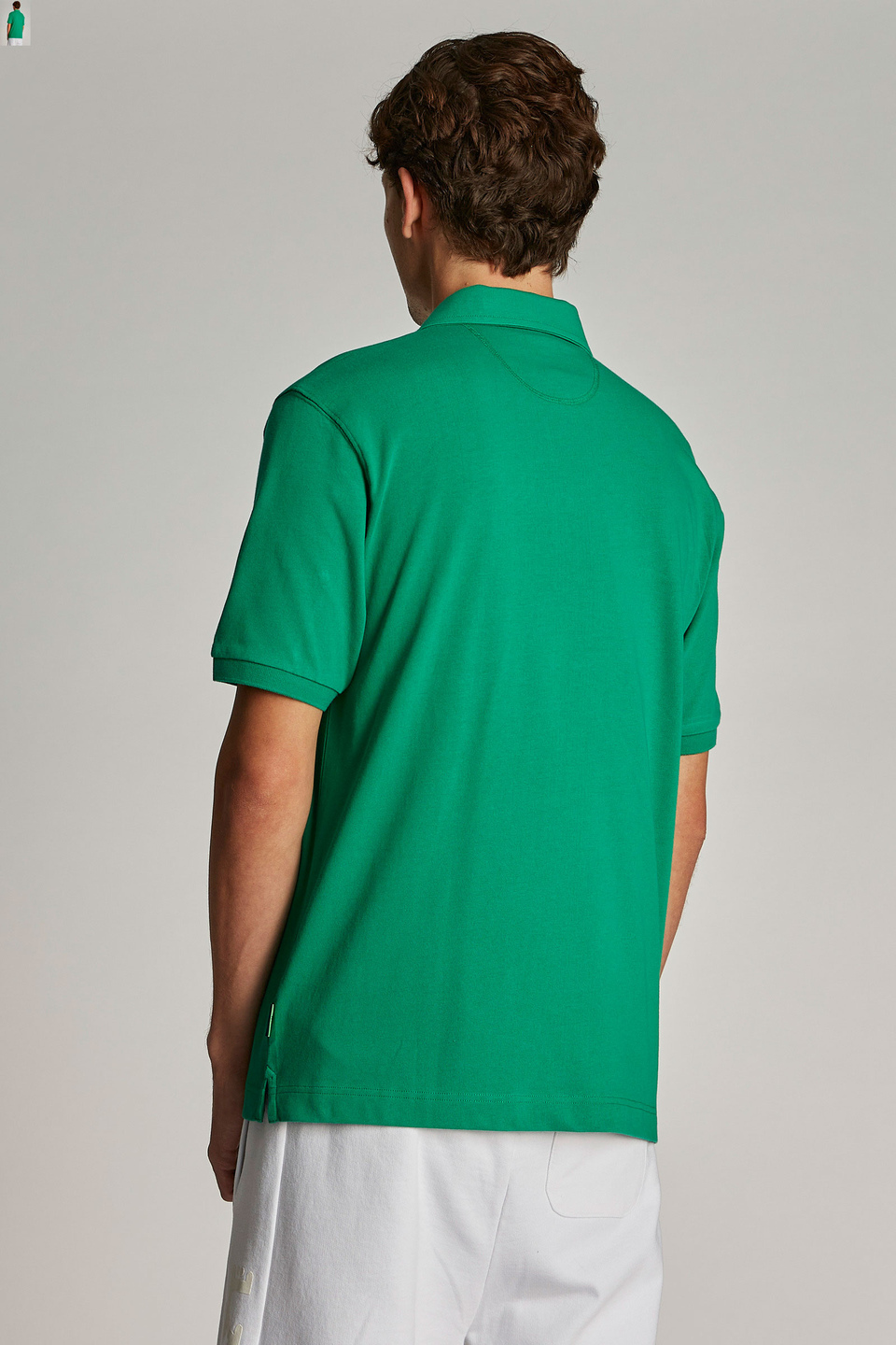 Herren-Poloshirt mit kurzem Arm, oversized Modell | La Martina - Official Online Shop