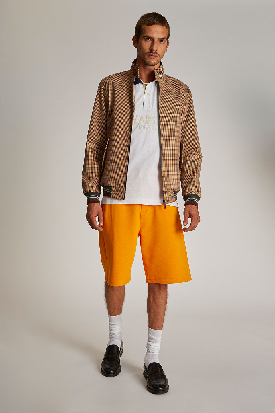 Polo oversize homme à manches courtes de couleur unie | La Martina - Official Online Shop
