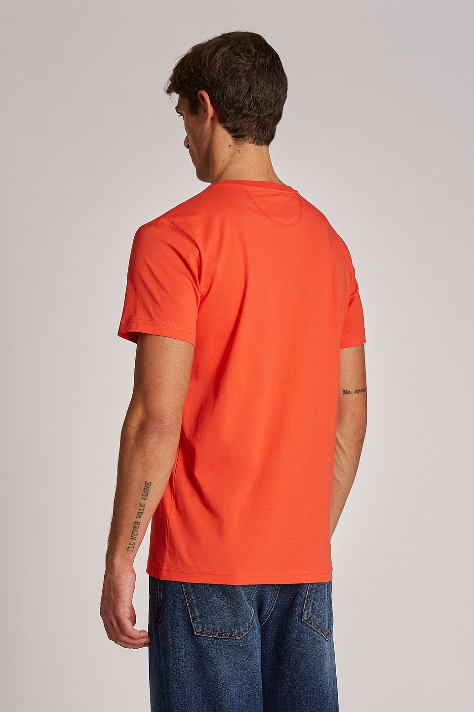 T-shirt da uomo a maniche corte in cotone regular fit | La Martina - Official Online Shop