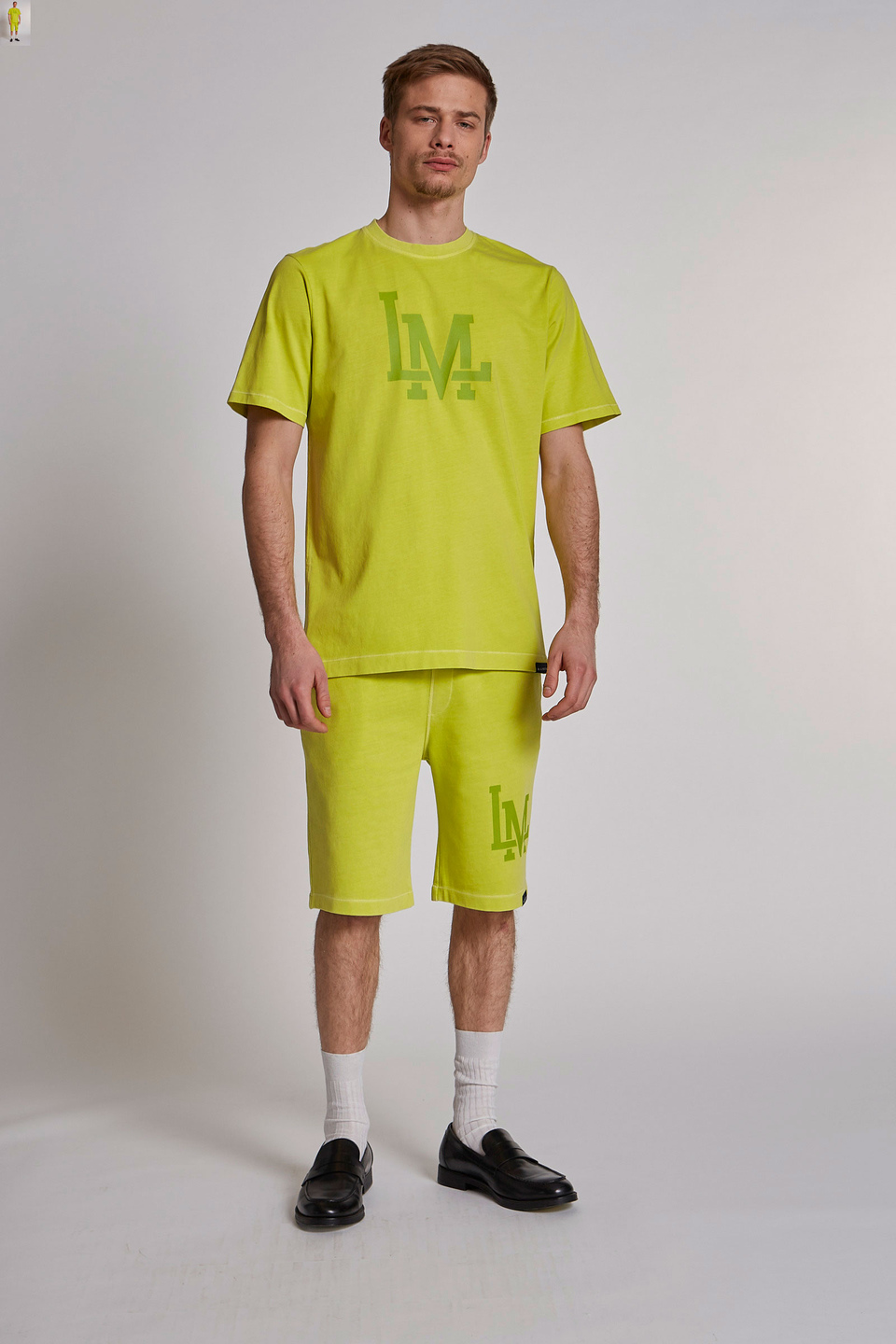 T-shirt da uomo a maniche corte in cotone modello over | La Martina - Official Online Shop