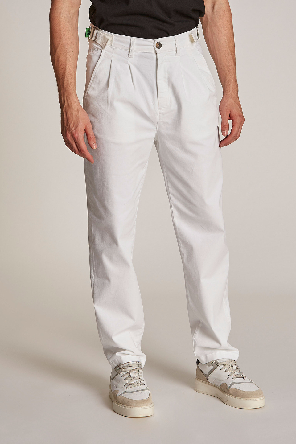 Pantalone da uomo modello chino regular fit | La Martina - Official Online Shop