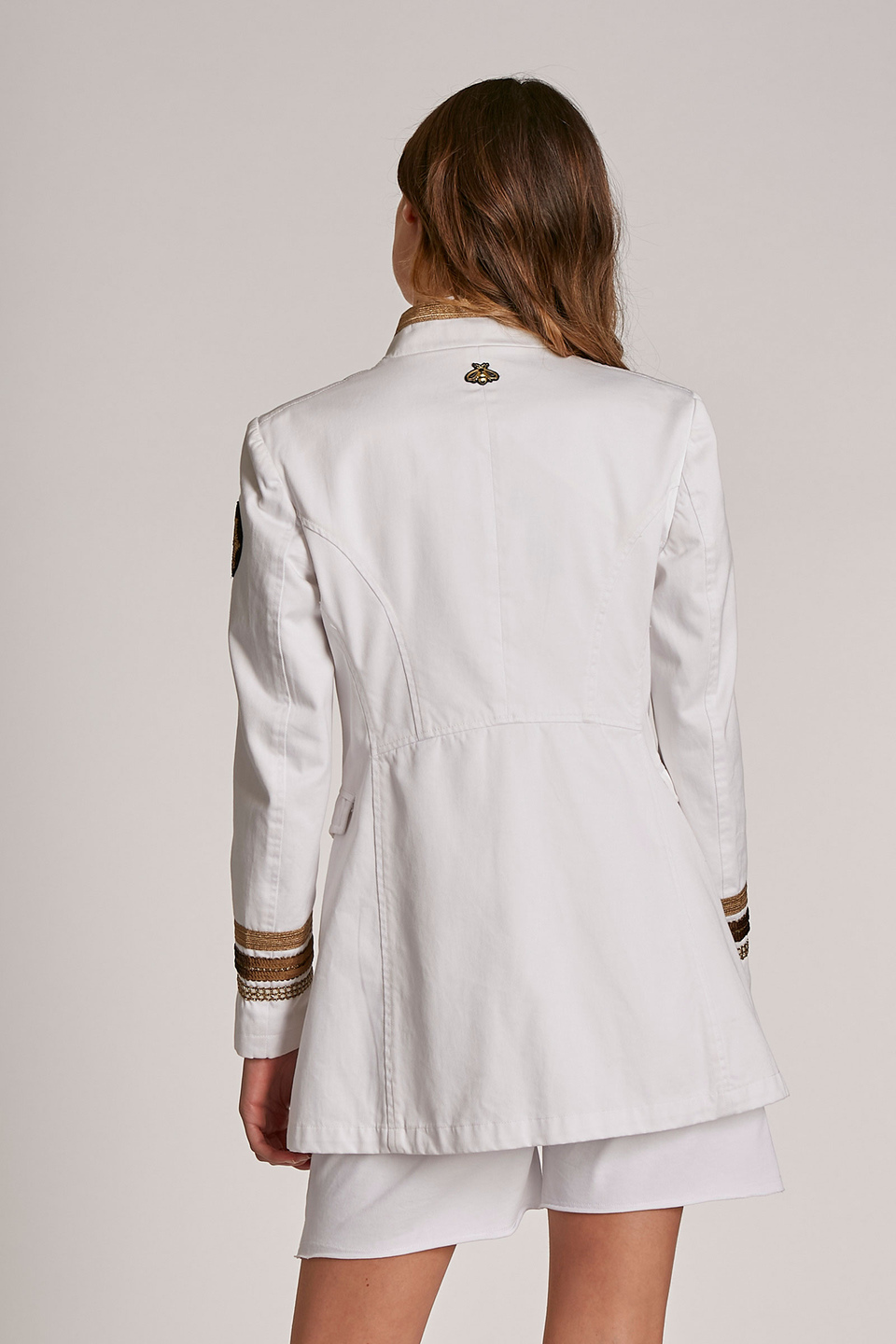 Damenjacke aus Baumwolle, Royal British-Modell im Regular Fit | La Martina - Official Online Shop