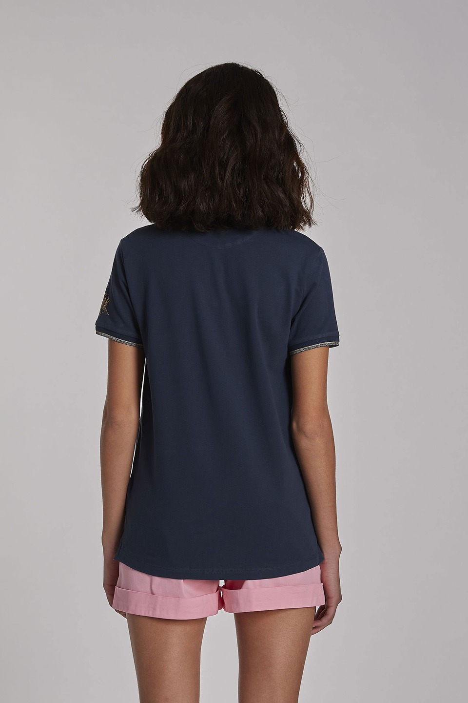 Women's short-sleeved regular-fit piqué polo shirt | La Martina - Official Online Shop