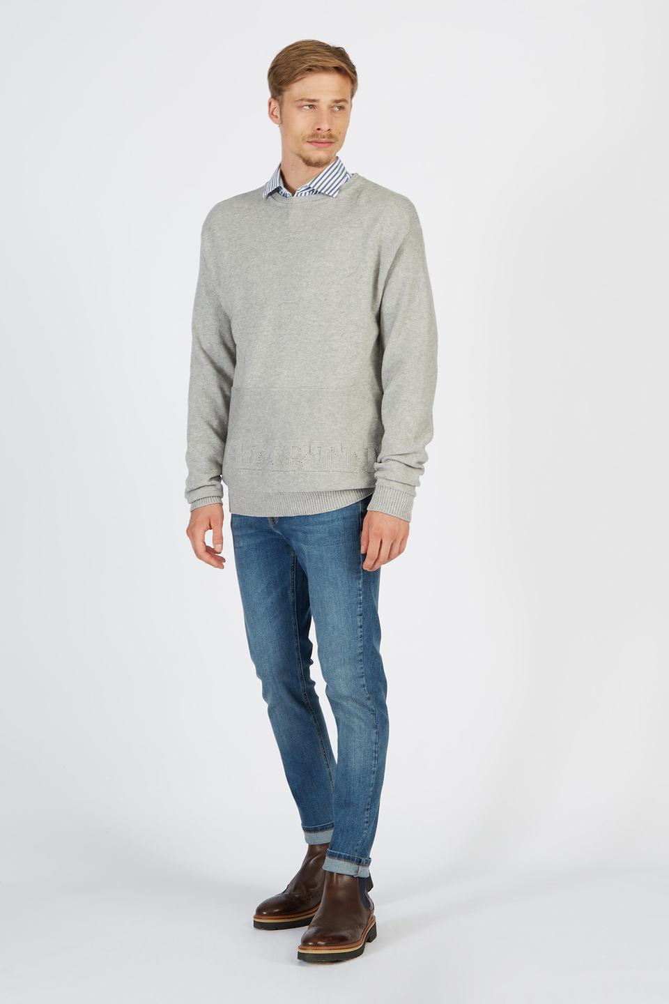 Men's short-sleeved shirt in 100% cotton | La Martina - Official Online Shop