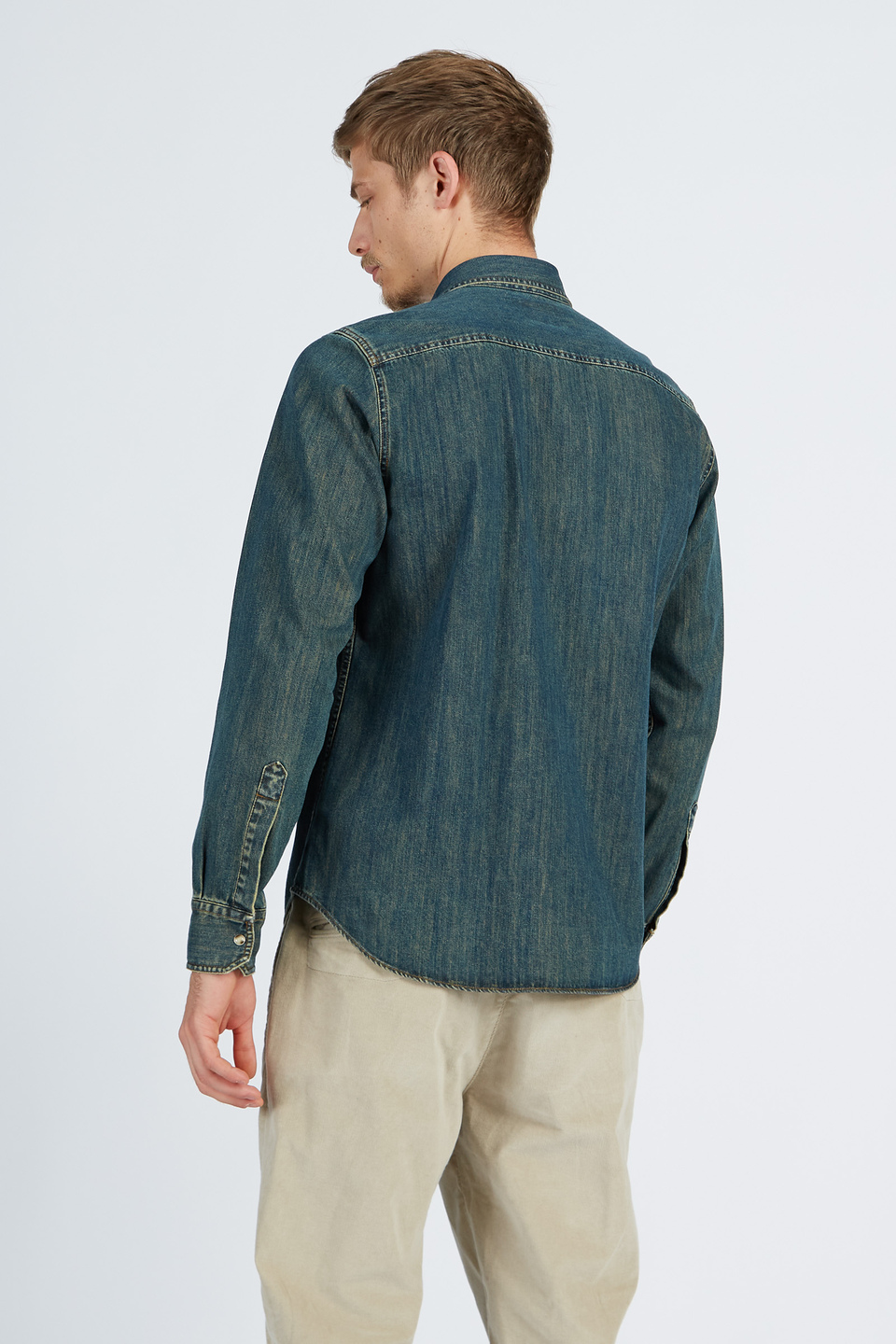 Regular Fit Langarmshirt aus Baumwolle | La Martina - Official Online Shop
