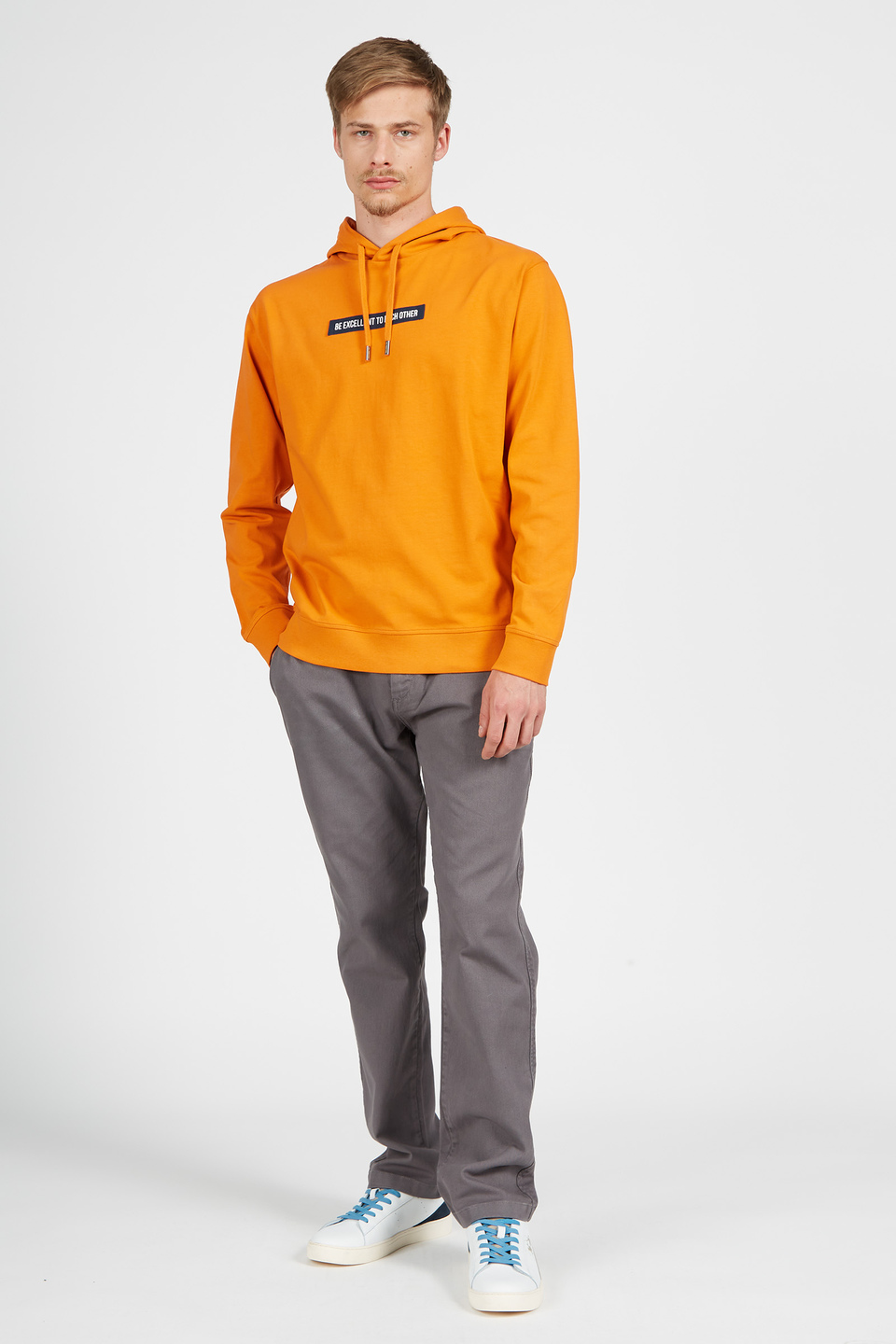 Langärmeliges Sweatshirt für Herren aus Baumwolle Oversized-Modell | La Martina - Official Online Shop
