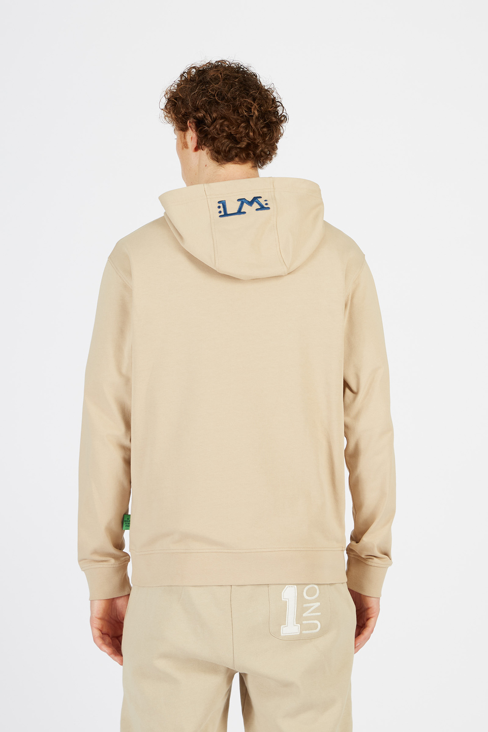 Men's oversized long-sleeved cotton sweatshirt | La Martina - Official Online Shop