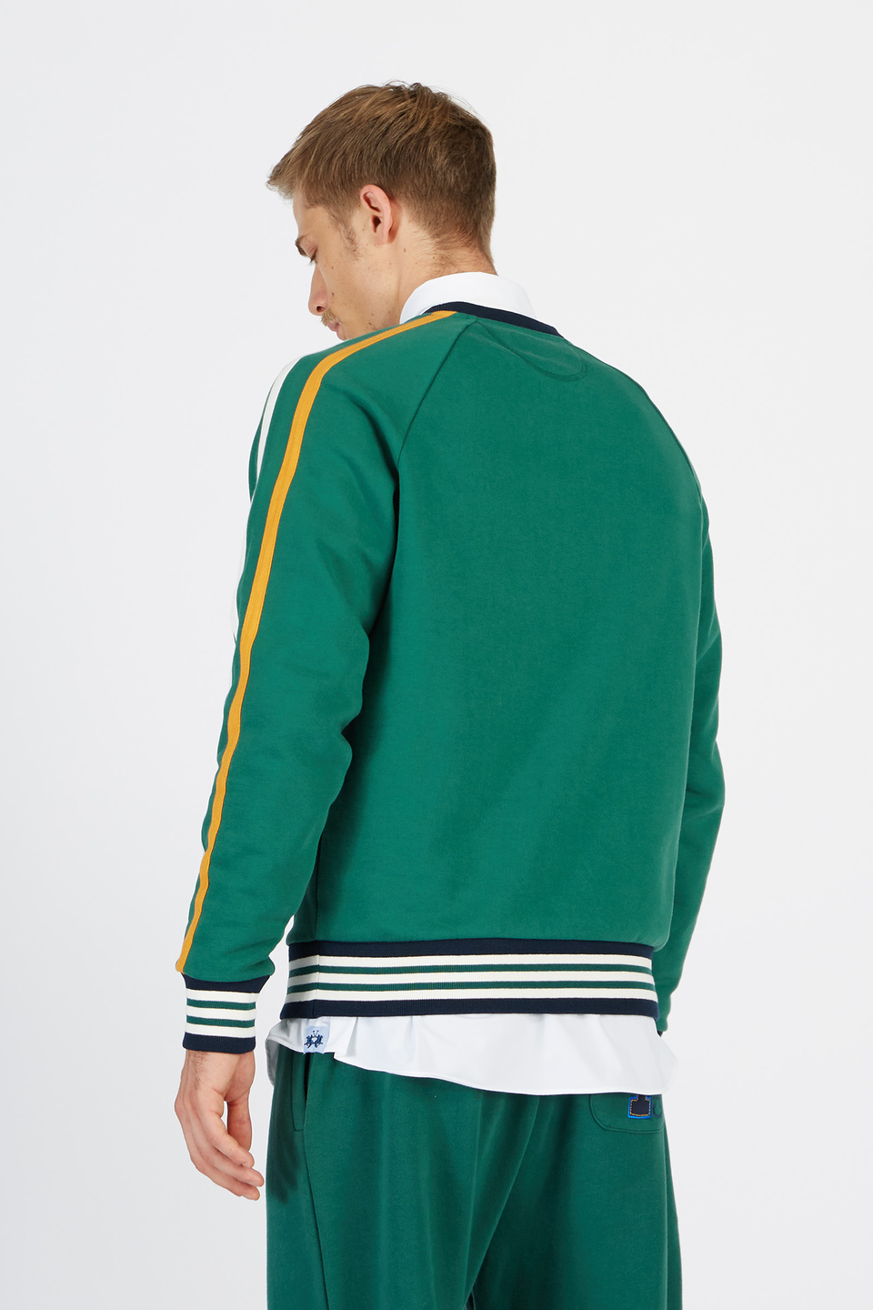 Men's sweatshirt in 100% regular fit cotton | La Martina - Official Online Shop