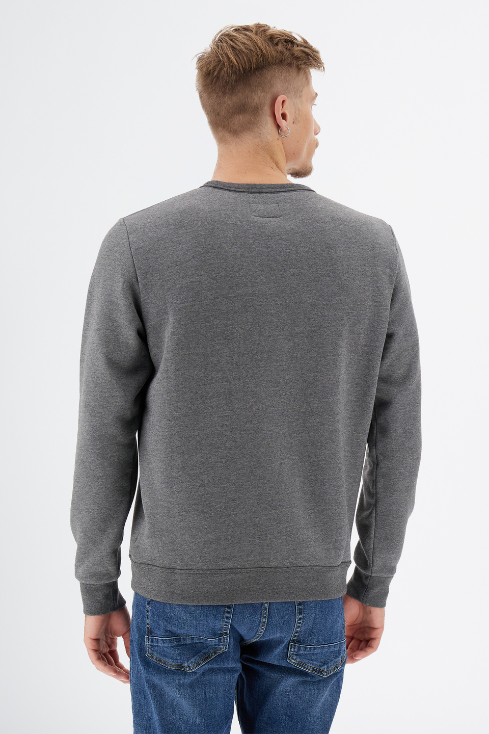 Men’s sweatshirt Leyendas Del Polo with long sleeves in regular fit fleece cotton | La Martina - Official Online Shop