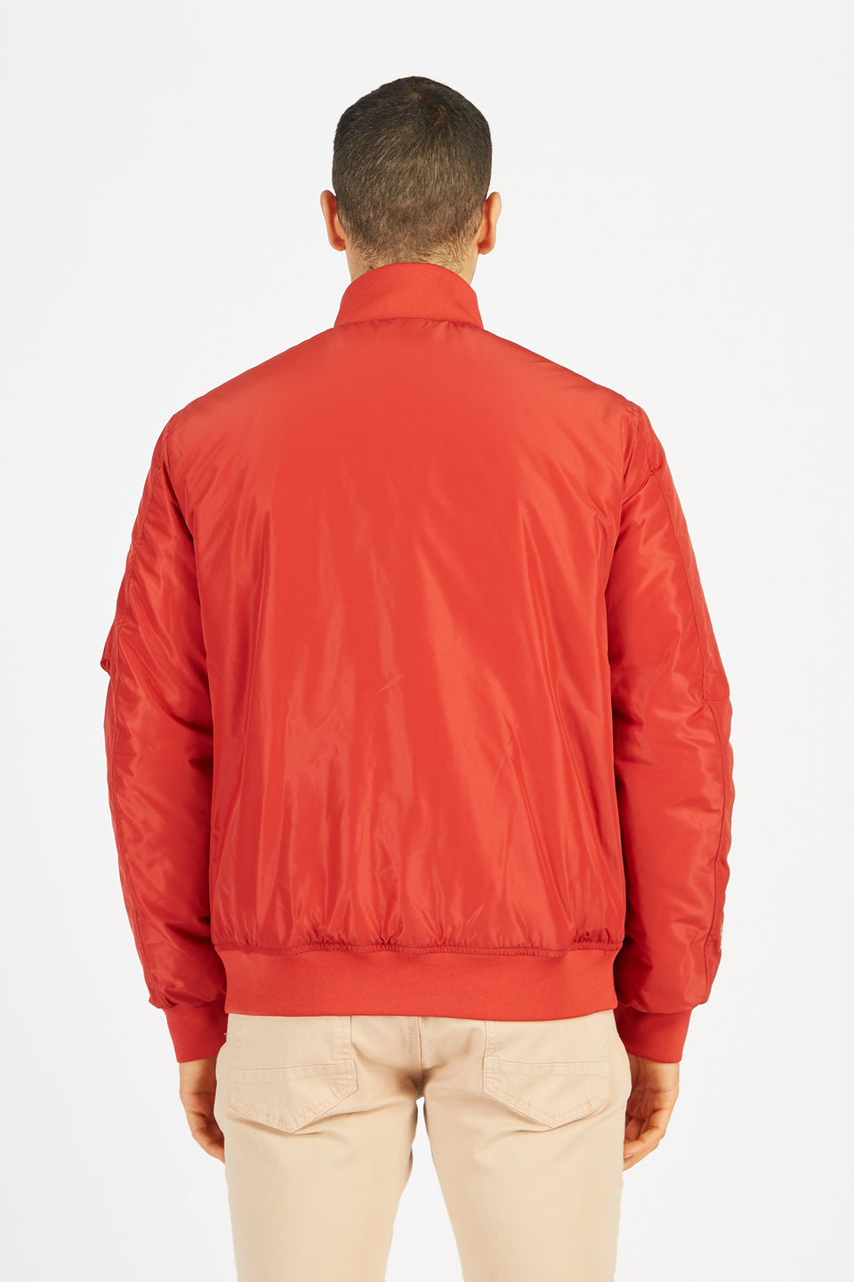 Men’s bomber jacket in nylon Leyendas Del Polo with zip in regular fit | La Martina - Official Online Shop