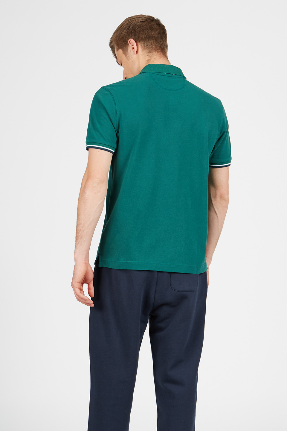 Kurzärmeliges Poloshirt für Herren aus 100 % Baumwolle Regular Fit | La Martina - Official Online Shop