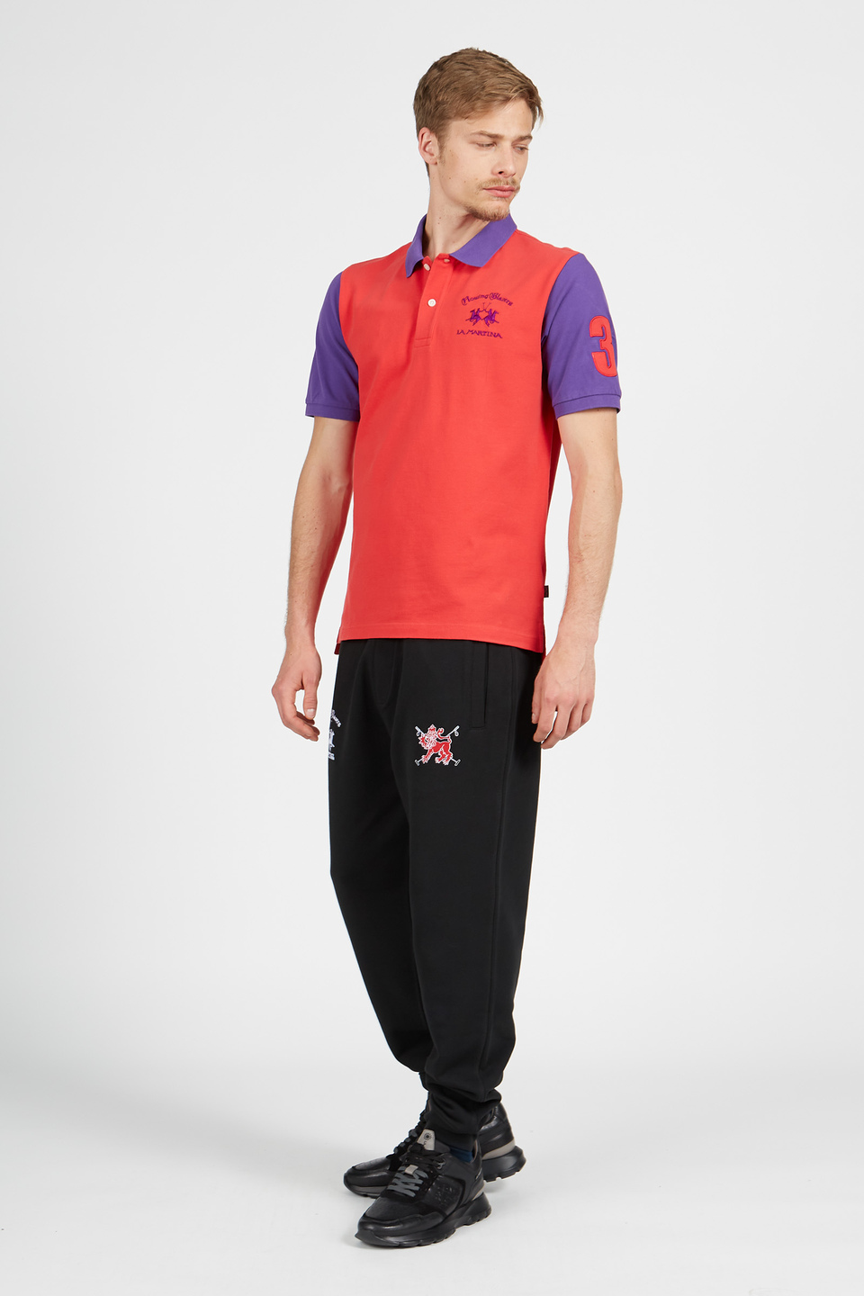 Comfort fit short-sleeved polo shirt | La Martina - Official Online Shop