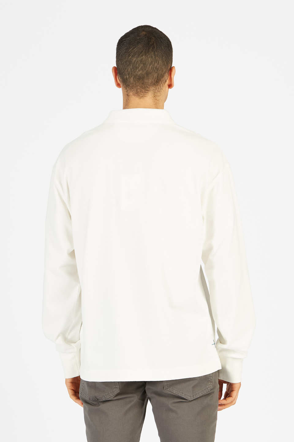 Polo uomo Inmortales in cotone jersey maniche lunghe comfort fit | La Martina - Official Online Shop