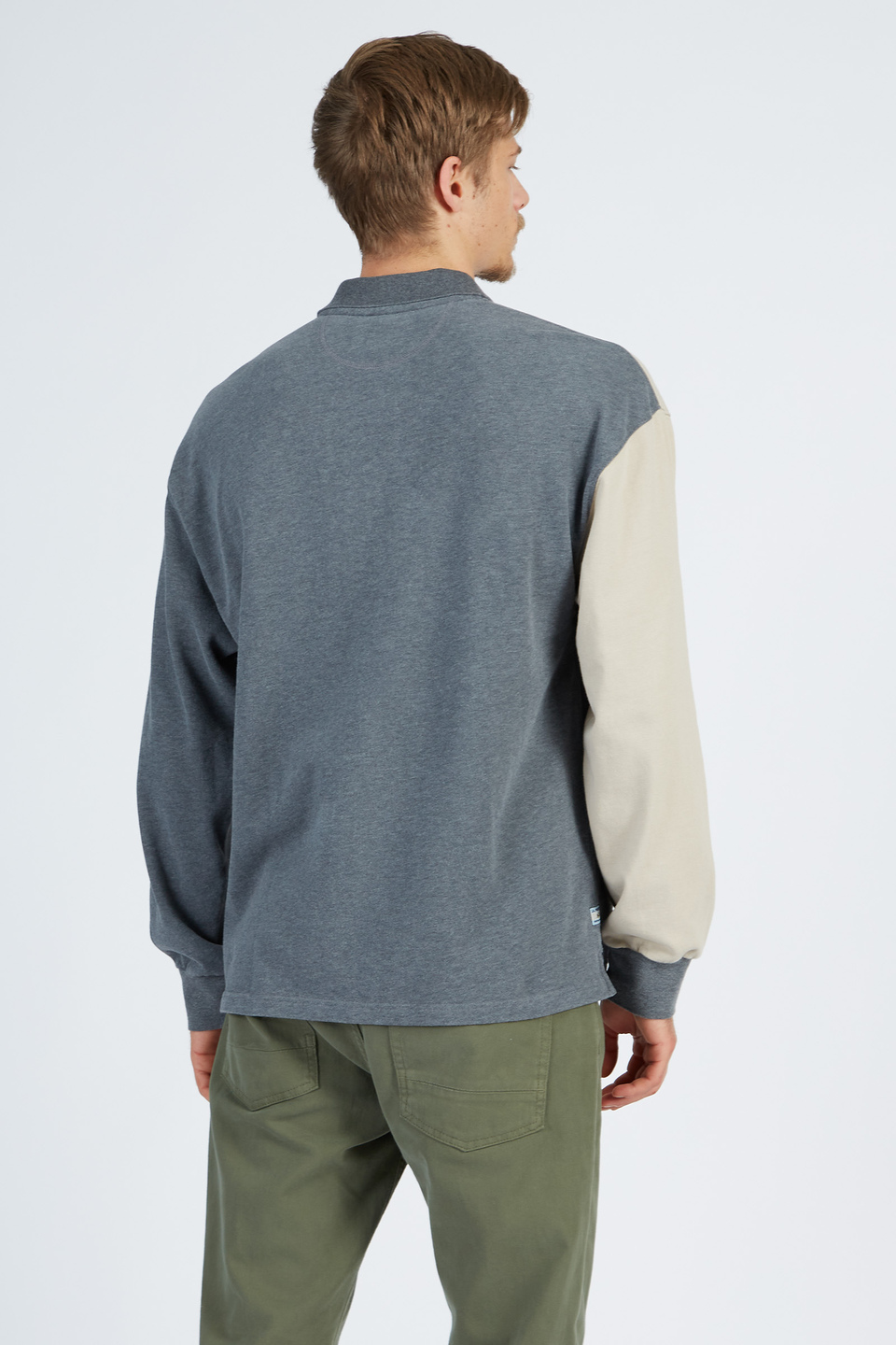 Leyendas Polo Shirt long sleeves in oversize cotton | La Martina - Official Online Shop