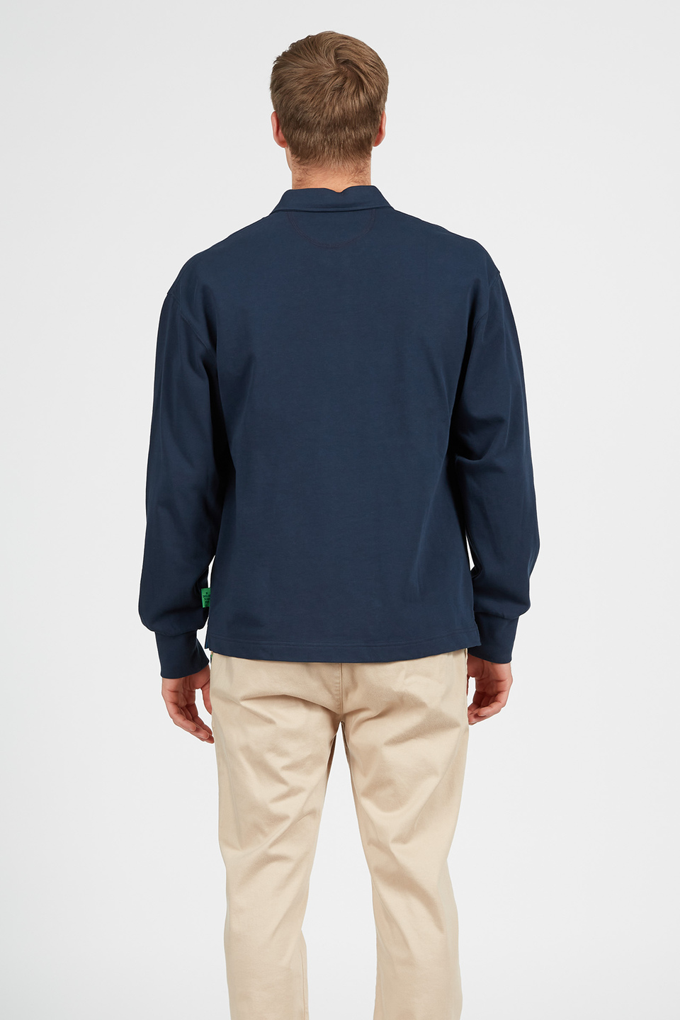 Kurzärmeliges Poloshirt Oversized-Modell aus 100% Baumwolle | La Martina - Official Online Shop