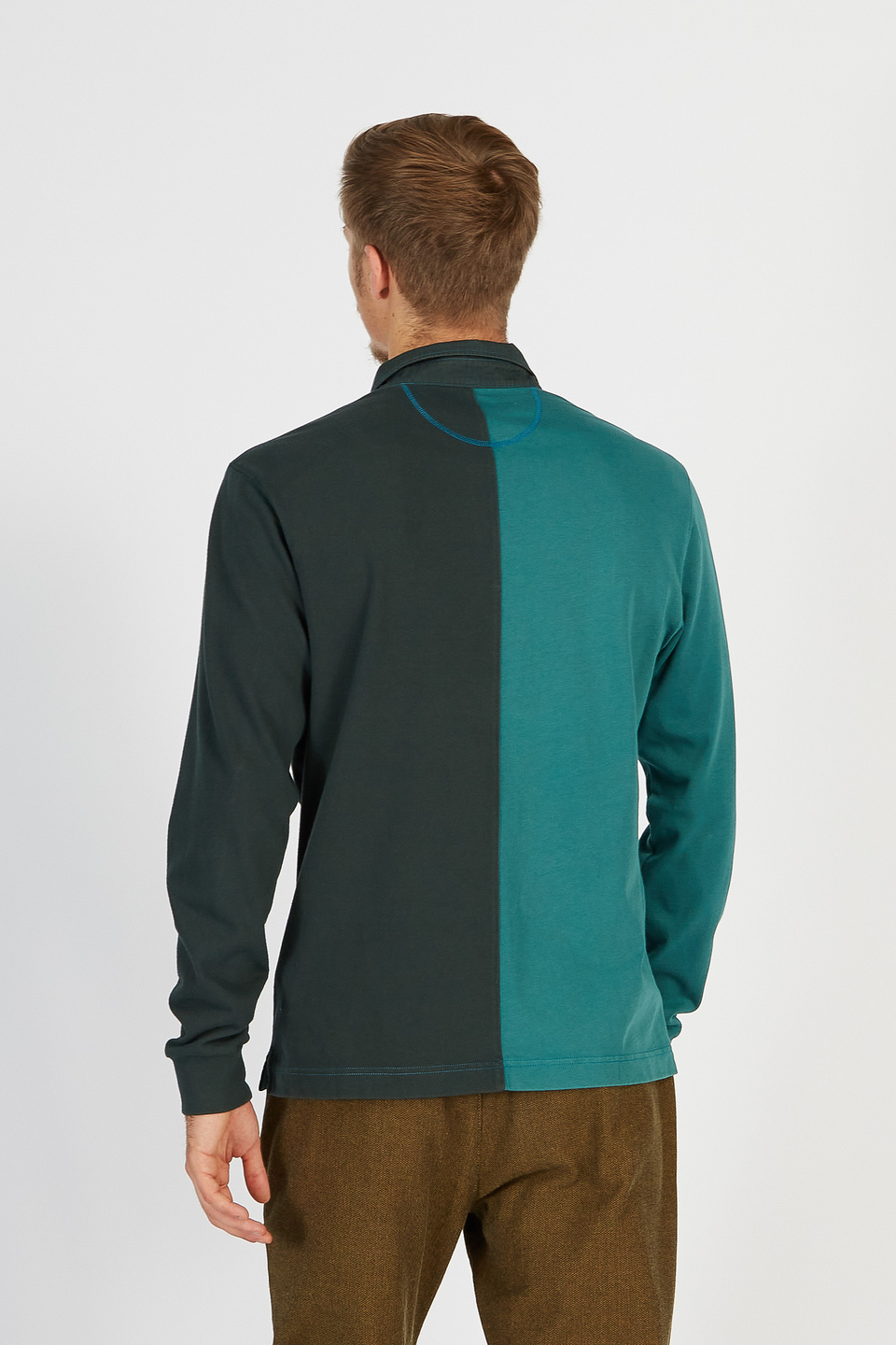 Polo en coton 100 % régulier pour hommes à manches longues | La Martina - Official Online Shop