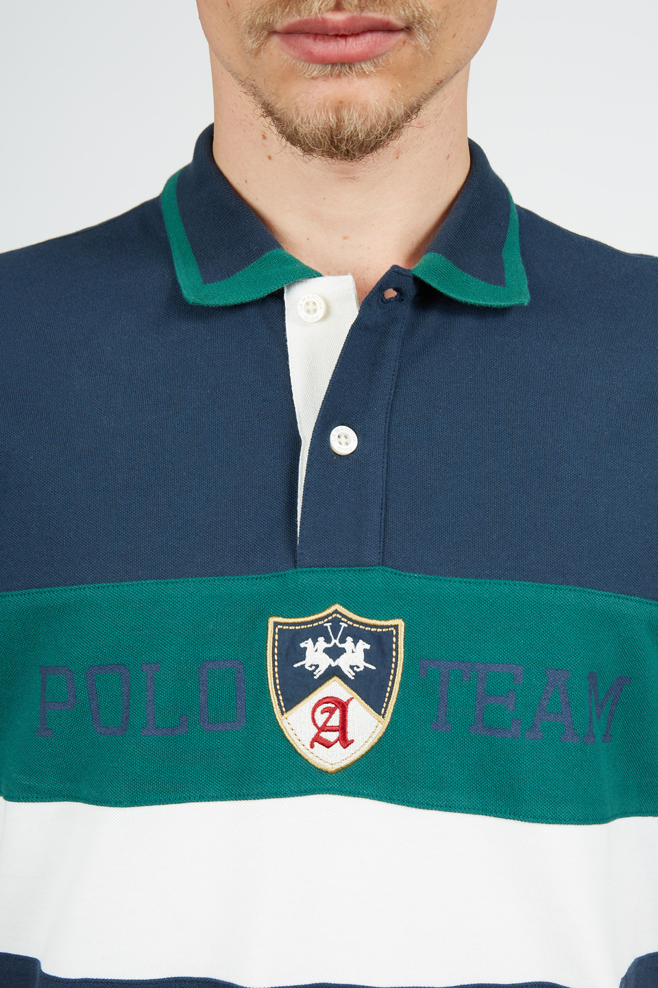 Poloshirt für Herren mit kurzen Ärmeln aus 100 % Baumwolle Regular Fit | La Martina - Official Online Shop