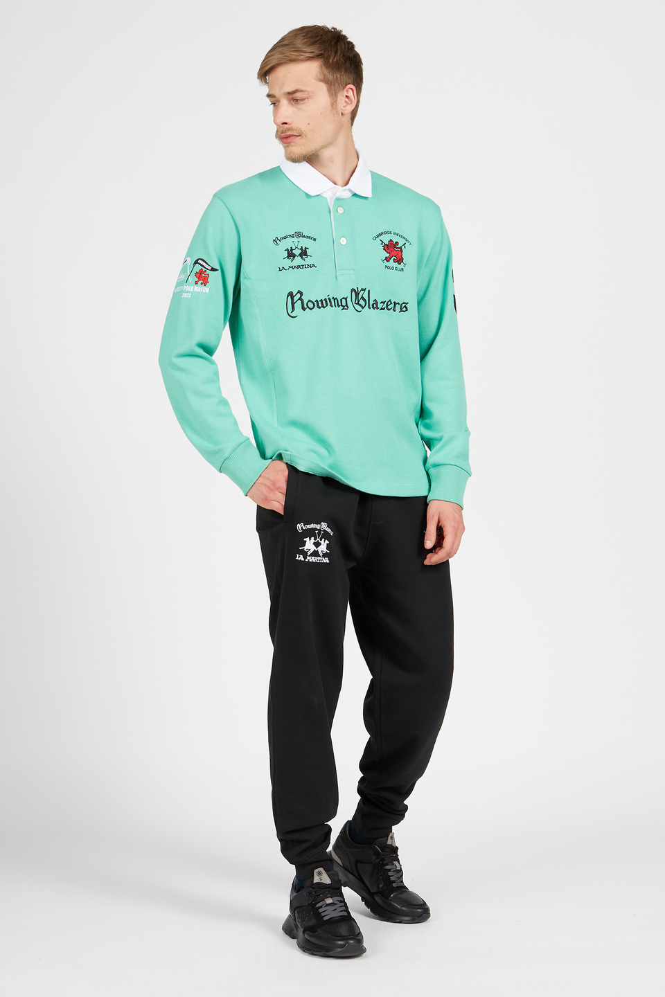 Langärmeliges Poloshirt in Komfort-Passform | La Martina - Official Online Shop