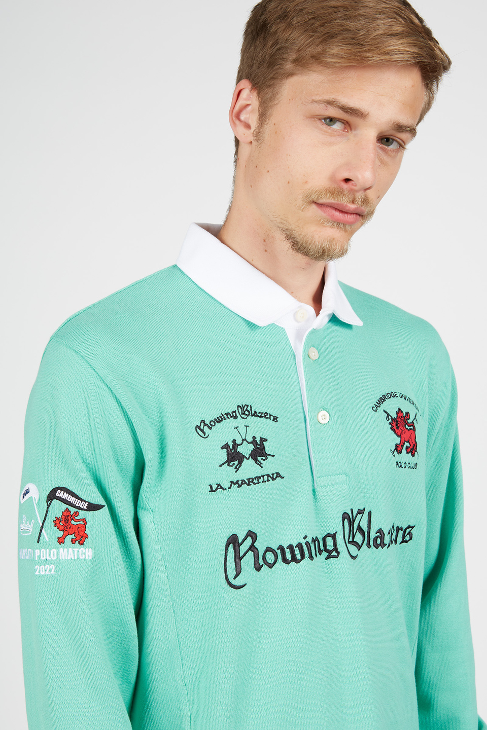 Comfort fit long-sleeved polo shirt | La Martina - Official Online Shop
