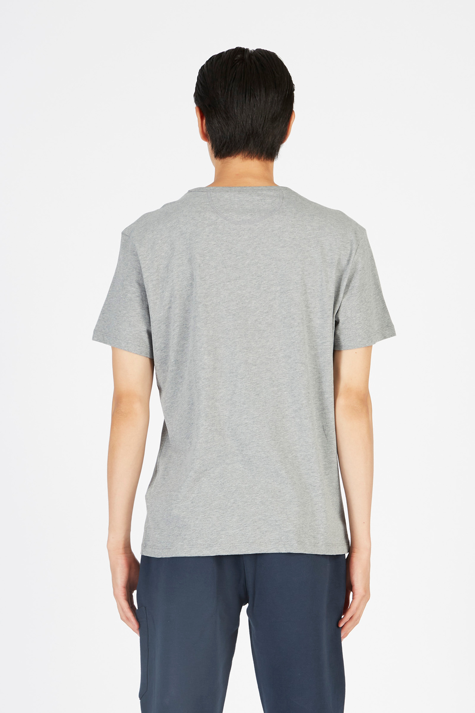 T-shirt en coton à manches courtes 100 % confort pour homme | La Martina - Official Online Shop