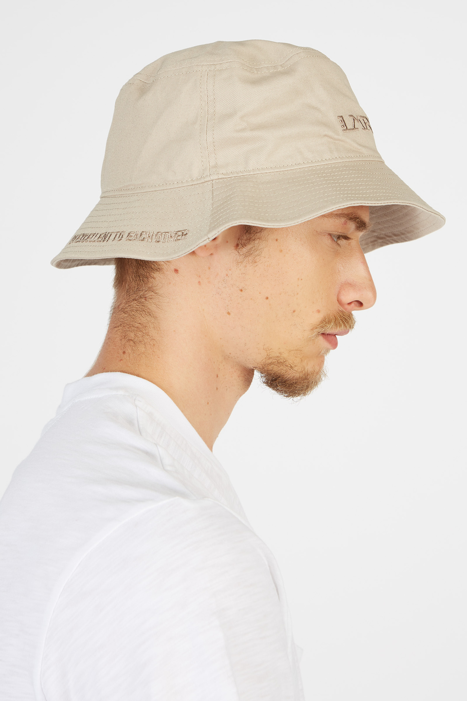 Regular-fit unisex cotton bucket hat | La Martina - Official Online Shop