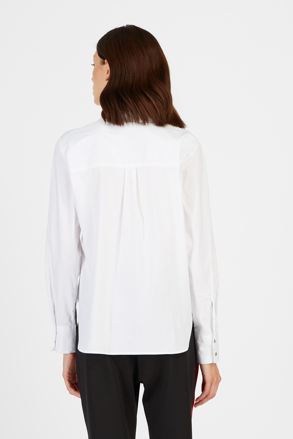 Plain-coloured cotton shirt | La Martina - Official Online Shop