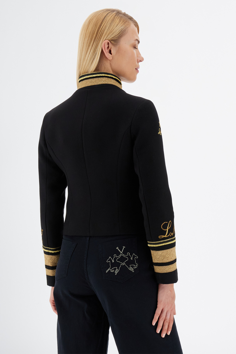 Damen Regular Fit einreihige Blazer Guards Jacke | La Martina - Official Online Shop