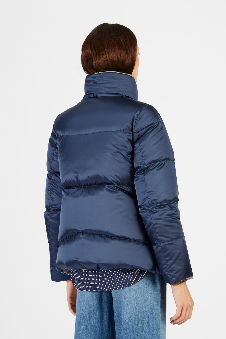 Timeless down and turtleneck jacket for women | La Martina - Official Online Shop