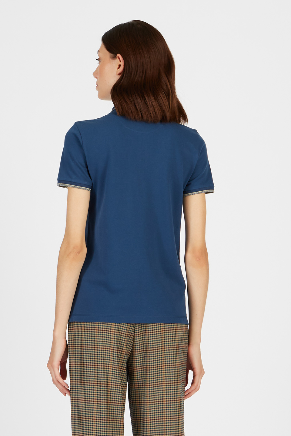 Damen-Poloshirt Timeless mit kurzen Ärmeln Regular Fit aus Piquet-Stretch | La Martina - Official Online Shop