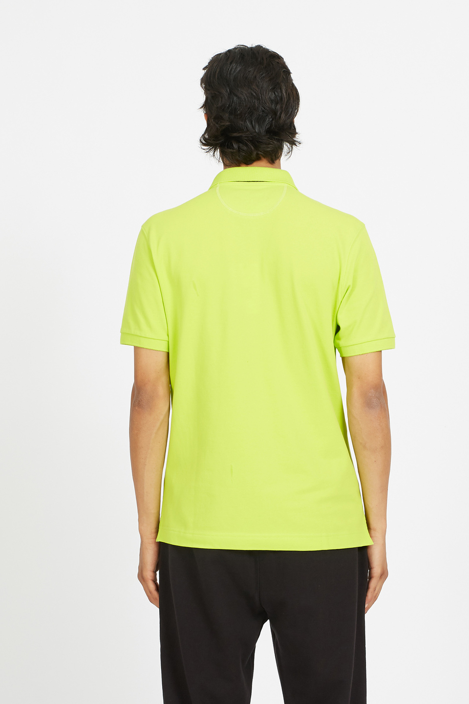 Short-sleeves man polo in cotton-stretch slim fit  -  Eduardo | La Martina - Official Online Shop