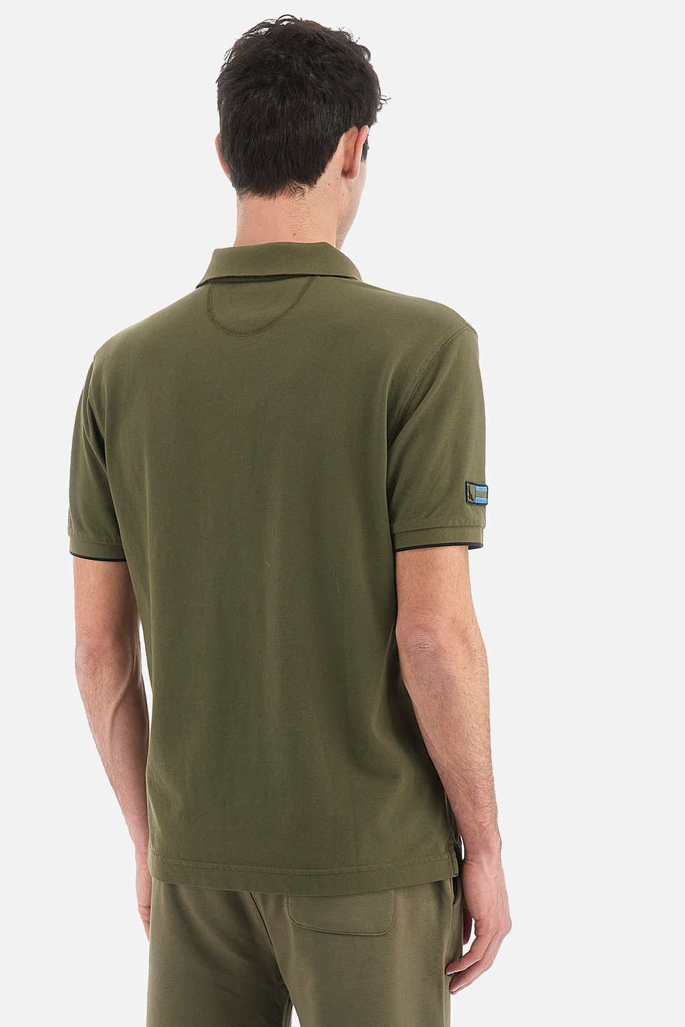 Regular fit 100% cotton short-sleeved polo shirt for men - Varda | La Martina - Official Online Shop