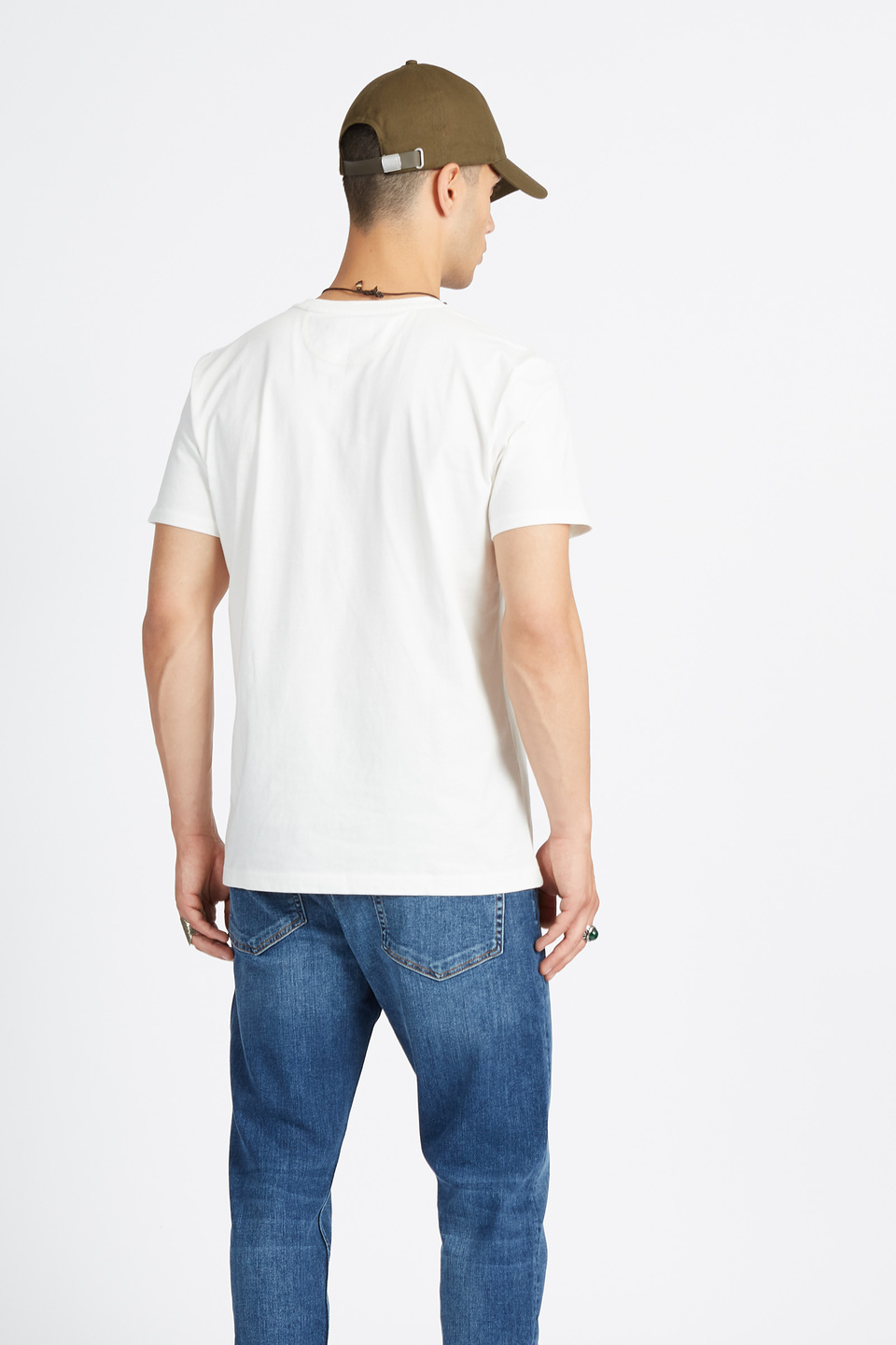 Polo Academy Kurzarm-T-Shirt für Herren einfarbig mit großem Logo und Schriftzug - Verdell | La Martina - Official Online Shop