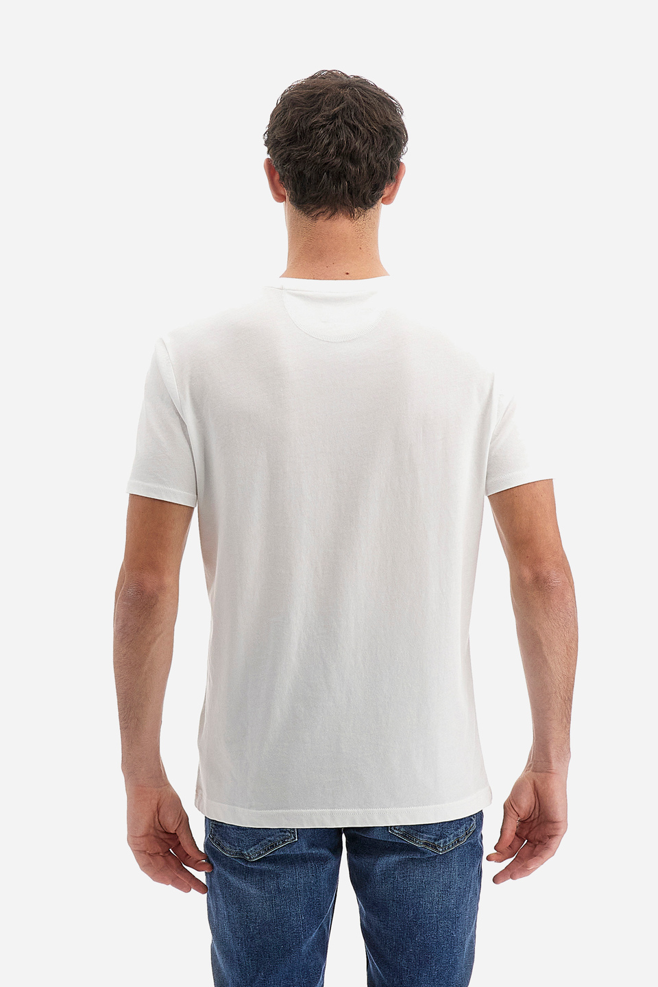 T-shirt da uomo a maniche corte 100% cotone regular fit- Reichard | La Martina - Official Online Shop