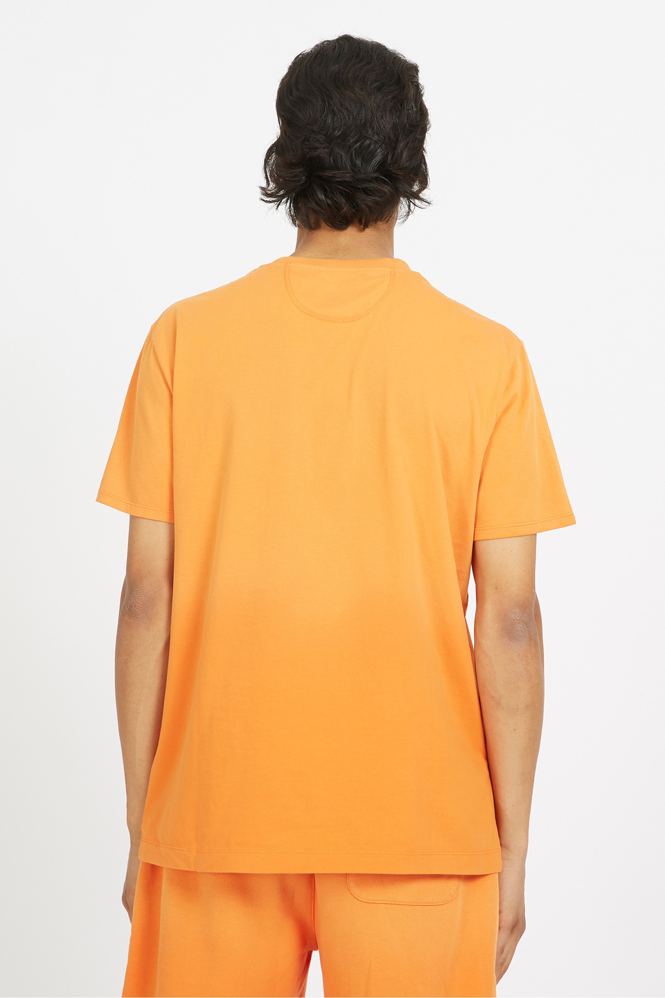 T-shirt da uomo a maniche corte 100% cotone regular fit- Viktor | La Martina - Official Online Shop