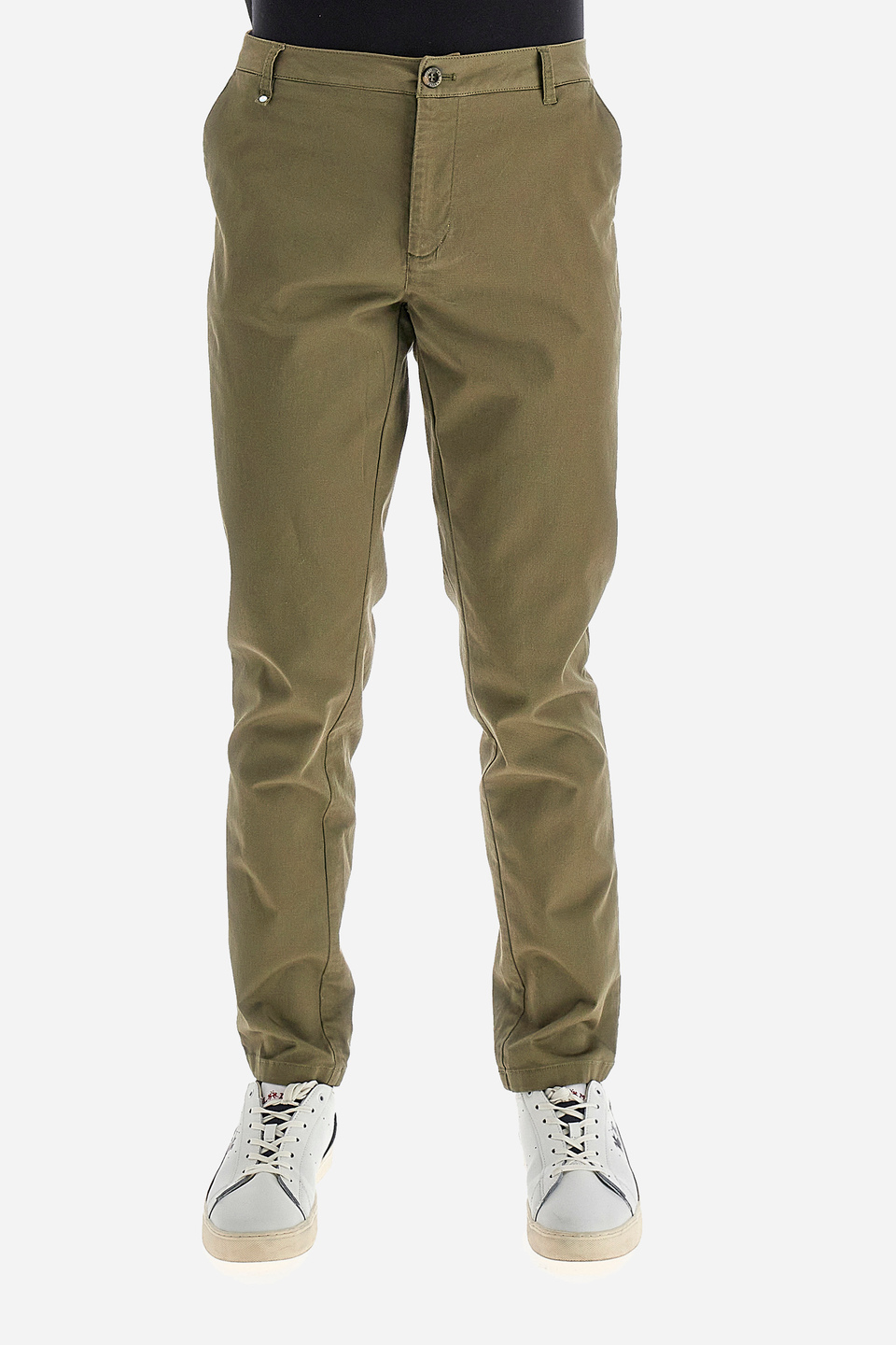 Man trousers in chino cotton-stretch slim fit  -  Siard | La Martina - Official Online Shop