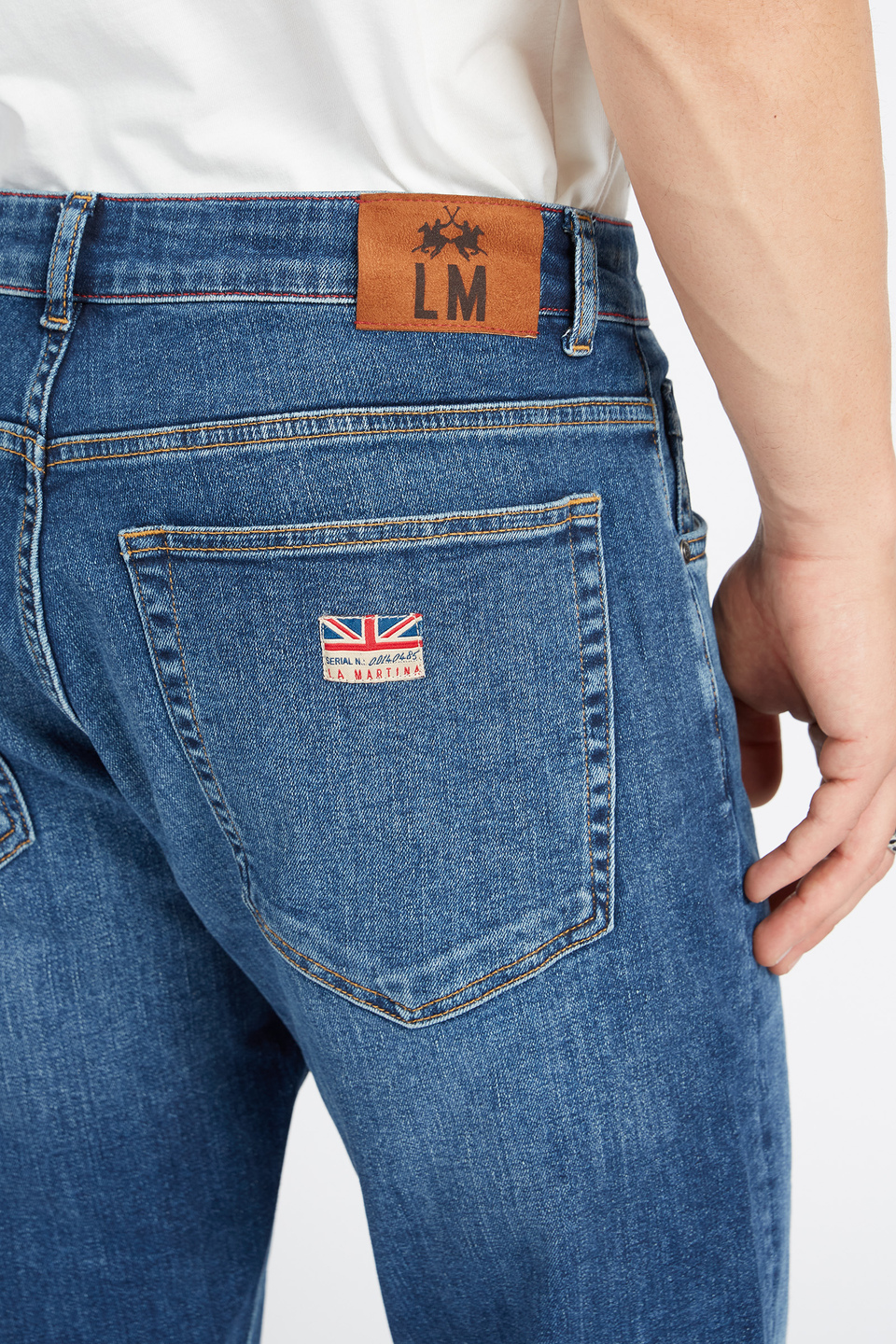 Men's 5-pocket Polo Academy denim jeans - Vidal | La Martina - Official Online Shop