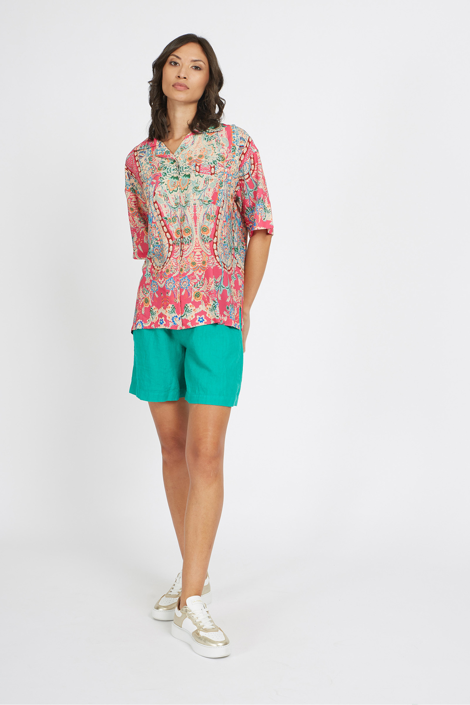 Women's regular fit shirt with print - Vanetta | La Martina - Official Online Shop