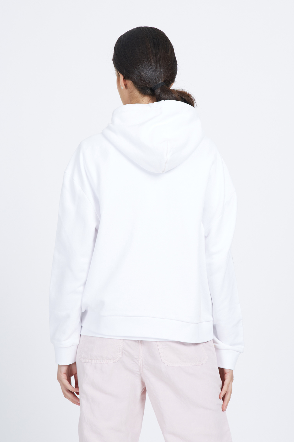 Damen-SweaT-shirt aus Baumwollmischung mit normaler Passform- Verge | La Martina - Official Online Shop