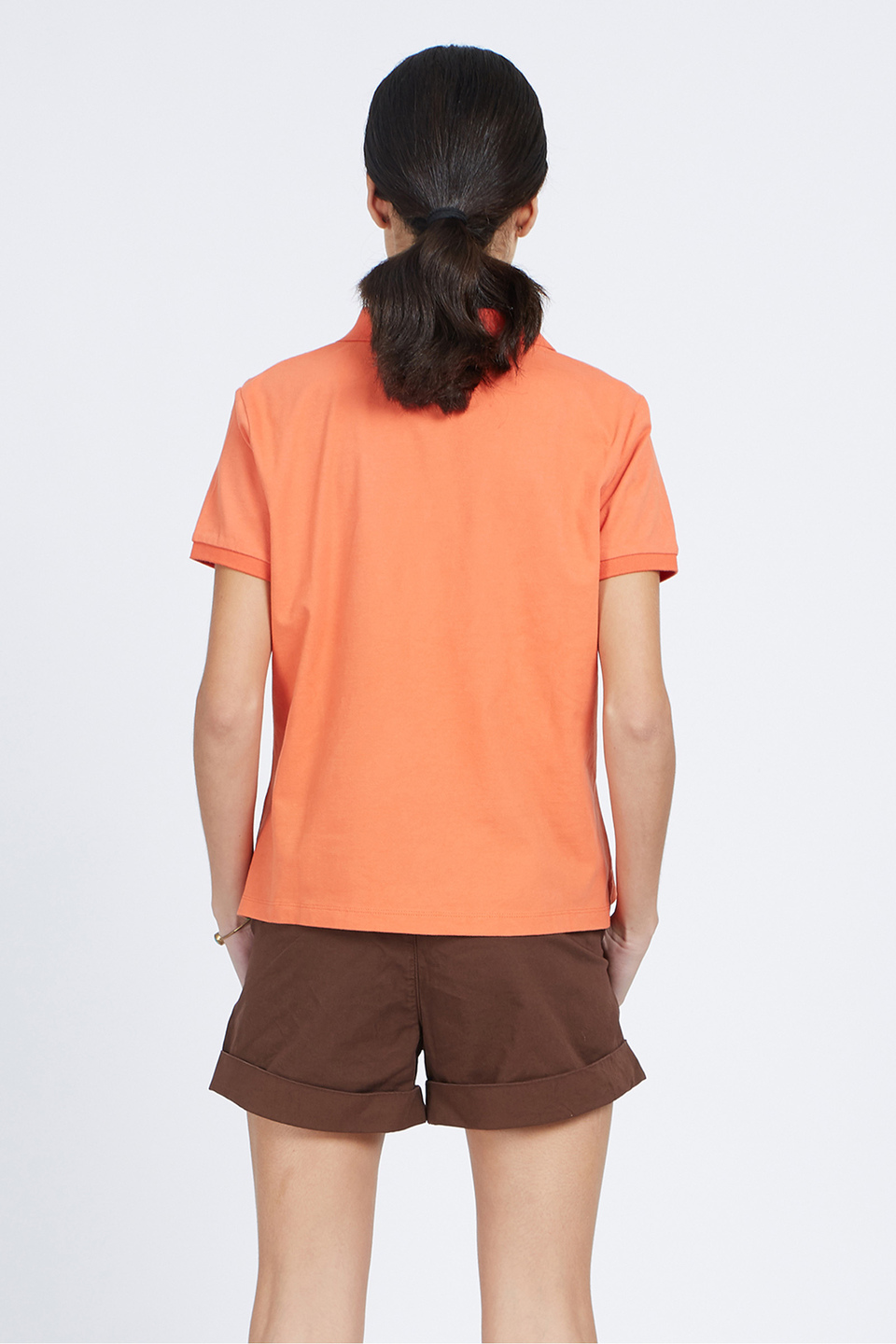 Women's short-sleeved cotton polo shirt - Violante | La Martina - Official Online Shop
