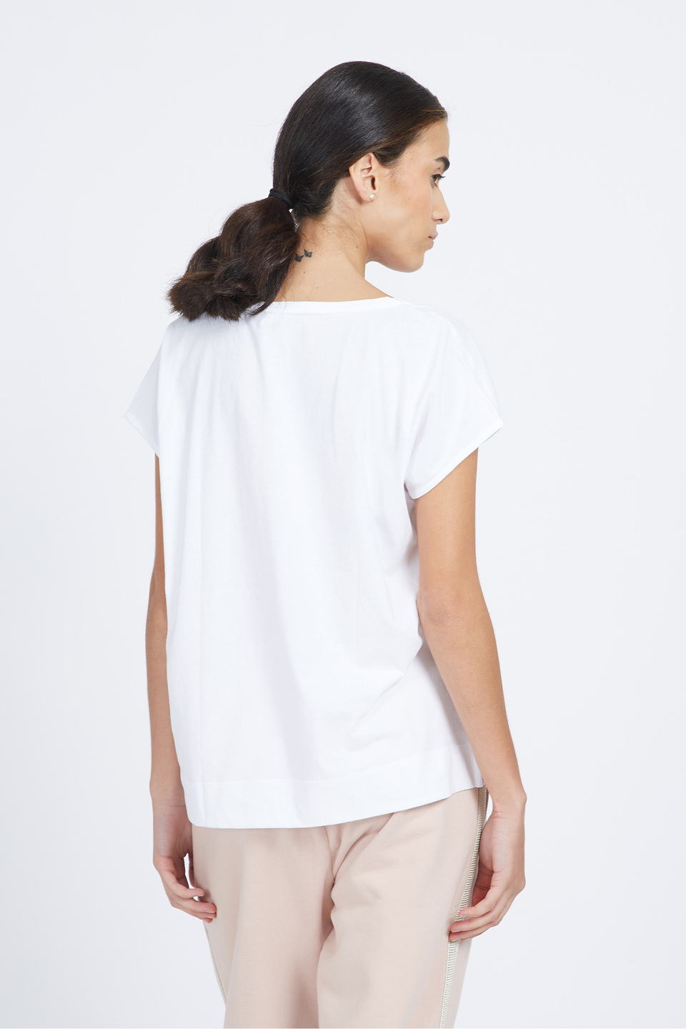Women's 100% cotton regular fit short-sleeved T-shirt - Vero | La Martina - Official Online Shop