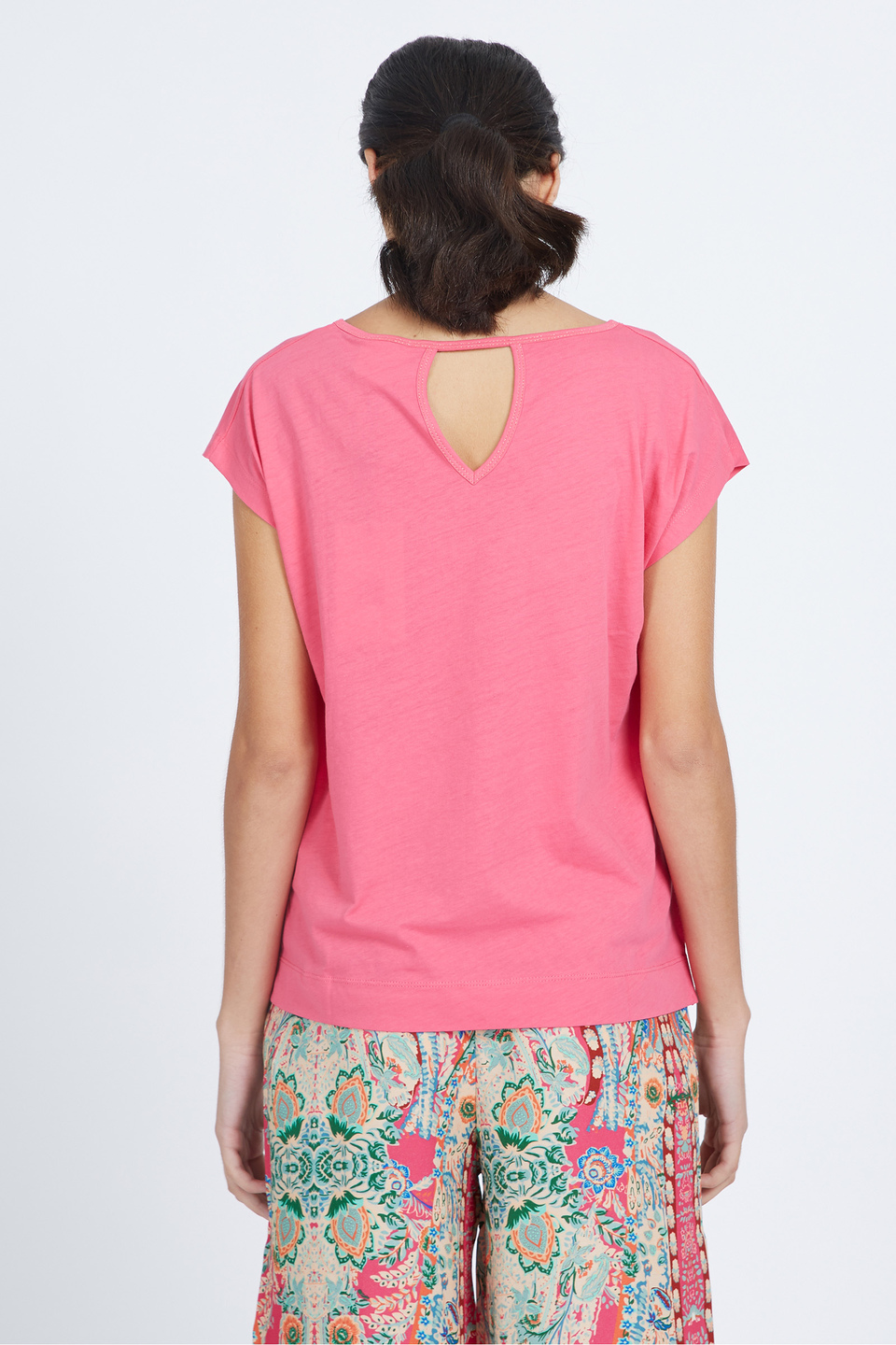 T-shirt femme, manches courtes, 100% coton - Vikky | La Martina - Official Online Shop