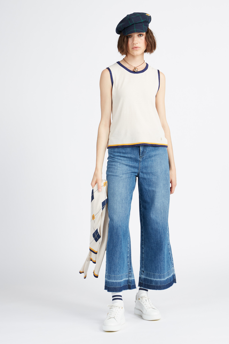 Women's denim jeans trousers 5 pockets capsule Spring Weekend - Villem | La Martina - Official Online Shop