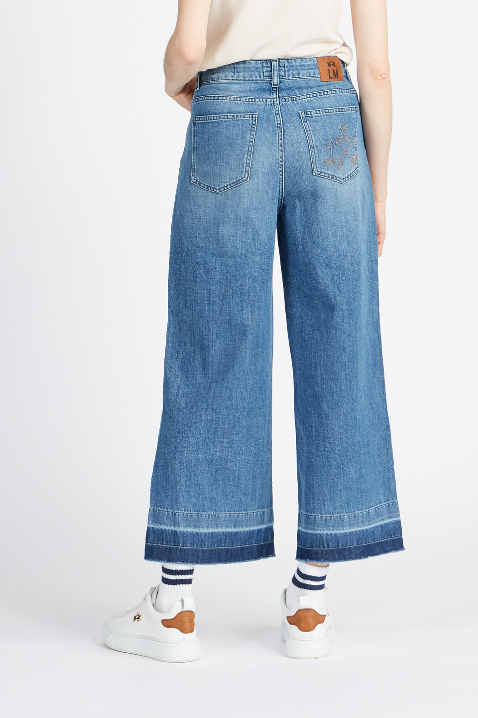 Women's denim jeans trousers 5 pockets capsule Spring Weekend - Villem | La Martina - Official Online Shop