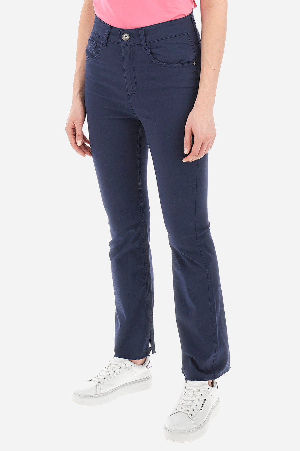 Women's regular fit 5-pocket stretch cotton trousers - Vane | La Martina - Official Online Shop